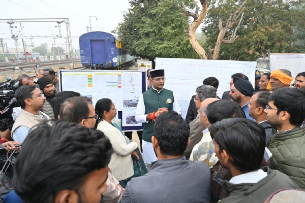 मंत्री सारंग ने निशातपुरा कोच फैक्ट्री आरओबी निर्माण स्थल का किया निरीक्षण