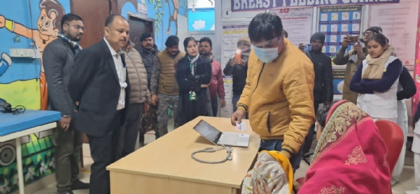 डीएम का निरीक्षण