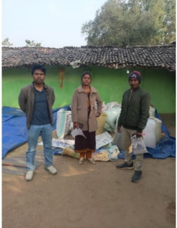 अवैध धान जब्त