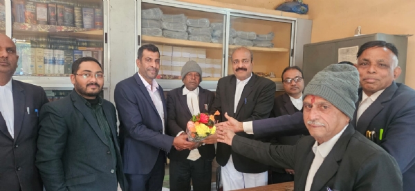 चिकित्सक का हुआ स्वागत