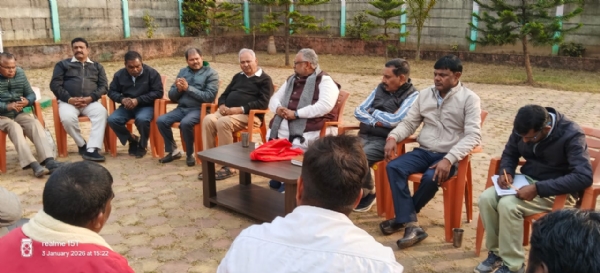 भाजपा की बैठक में नगर निकाय चुनाव, वीजी रामजी और पेसा कानून पर  चर्चा