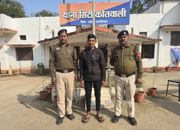 चोरी का आरोपी गिरफ्तार