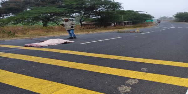 झाबुआ: अज्ञात वाहन की चपेट में आने से ग्रामीण की मौत; वाहन फरार