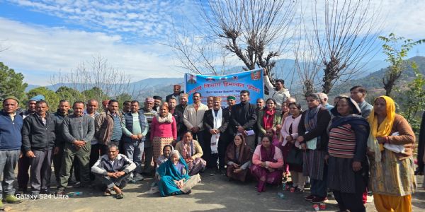 एचपी शिवा परियोजना के तहत तमरोह क्लस्टर में पौधारोपण अभियान एवं प्रशिक्षण शिविर का आयोजन