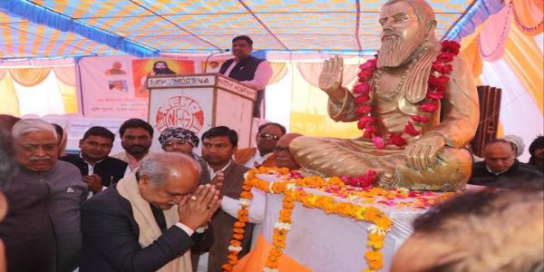 संत रविदास के मार्ग पर चलकर समाजसेवा से करें राष्ट्र निर्माणः नरेन्द्र सिंह तोमर