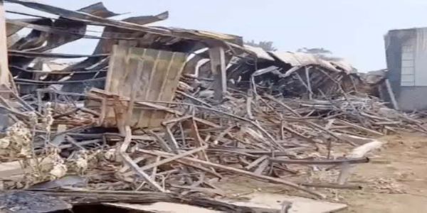 फरीदाबाद : फैक्टरी में लगी आग दो मजदूर जिंदा जले