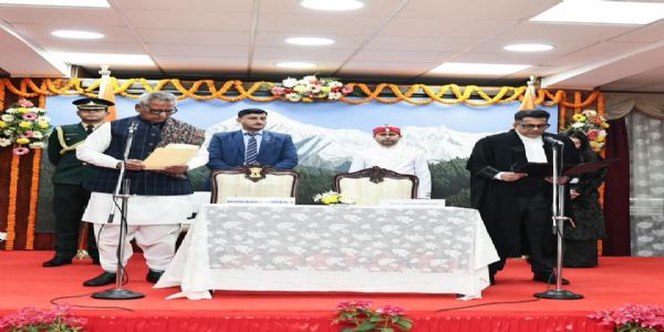 Governor administered oath