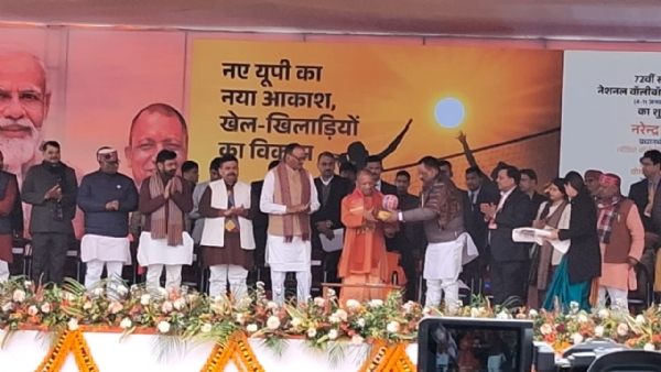 72 वीं सीनियर नेशनल वॉलीबॉल चैंपियनशिप के मंच पर मुख्यमंत्री