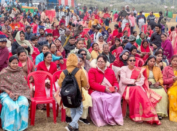 भाजपा कार्यकर्ताओं का भव्य बूथ स्तरीय मिलन समारोह