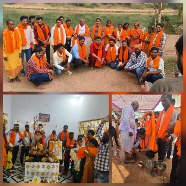 3 धर्मांतरित परिवार के 11 लोगों 22 वर्ष बाद हिंदू धर्म में घर वापसी की