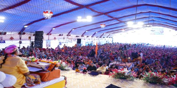 श्याम भक्ति में डूबा कथा परिसर, बर्बरीक से खाटू नरेश बनने तक की कथा का भावपूर्ण वर्णन