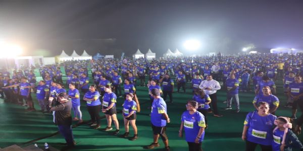 ठाणे में 5,000 धावकों ने मैराथन दौड़ से मतदान का संदेश दिया