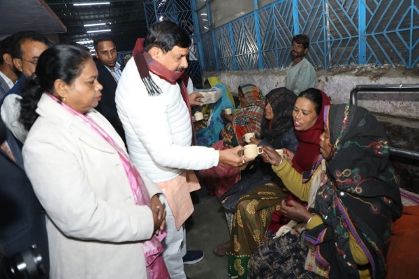 मुख्यमंत्री ने  रैन बसेरे का किया निरीक्षण