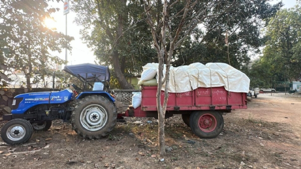 अवैध धान जब्त