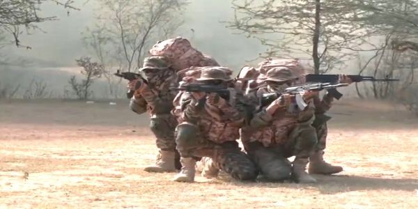 नसीराबाद में तैनात भैरव बटालियन