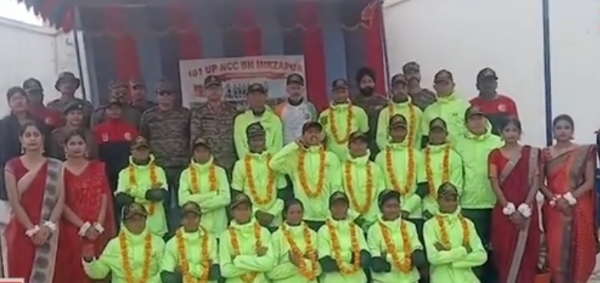 बिरसा मुंडा को समर्पित साइक्लोथॉन दल