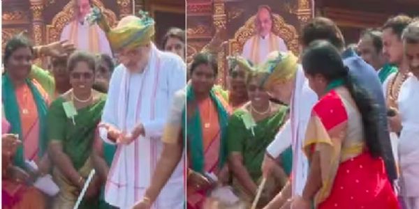 मोदी पोंगल उत्सव में अमित शाह