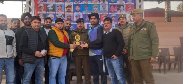 Haryana Cricket Academy defeated KGF 11 by 8 wickets and reached the semi-finals.