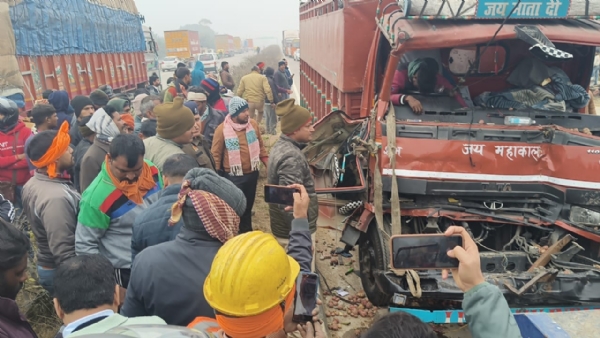 कन्नौज:- कोहरे का कहर सड़क हादसे में दो की मौत