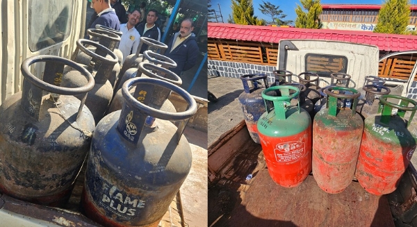 सिलेंडरों के अवैध उपयोग पर बड़ी कार्रवाई