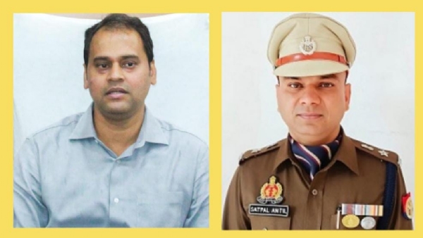 जिलाधिकारी अनुज सिंह और वरिष्ठ पुलिस अधीक्षक सतपाल अंतिल