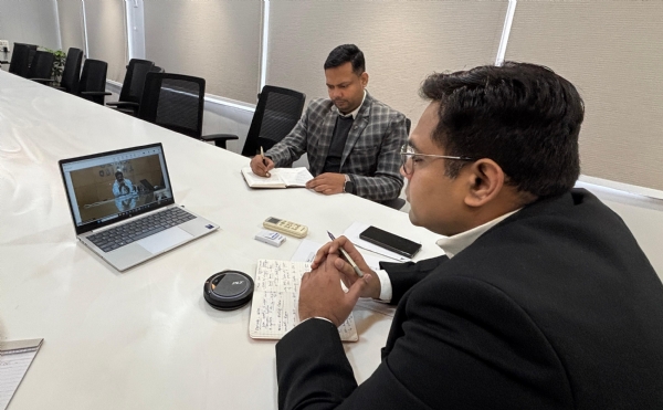 ओडिशा आपदा प्रबंधन प्राधिकरण के अधिकारियों के साथ वीडियो कॉन्फ्रेंसिंग के माध्यम से हुई वार्ता