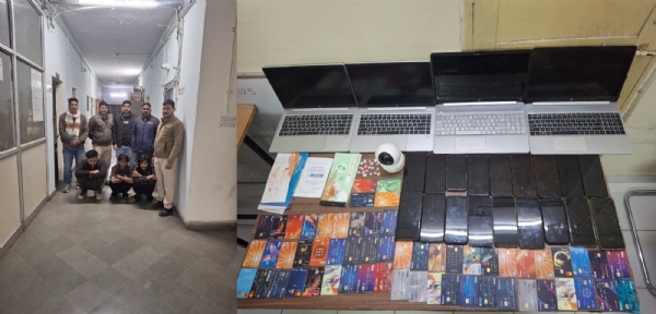 साइबर ठगी करने वाले चढे पुलिस के हत्थे साइबर ठगी करने वाले चढे पुलिस के हत्थे