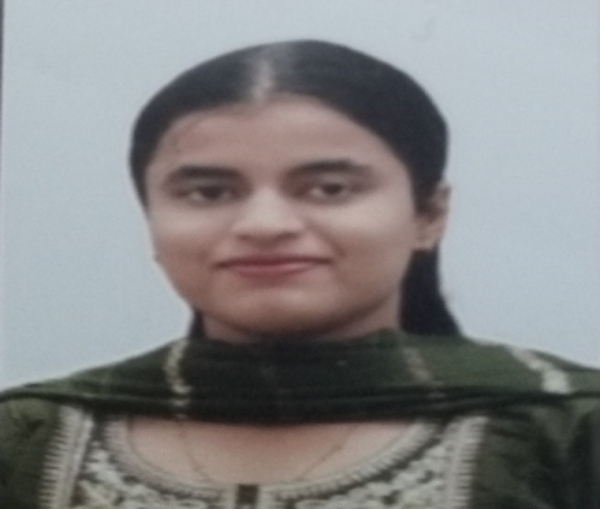 असिस्टेंट कमांडेंट पूजा की फोटो