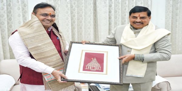 मप्र के मुख्यमंत्री डॉ. यादव जयपुर पहुंचे, राजस्थान के मुख्यमंत्री भजनलाल ने किया स्वागत