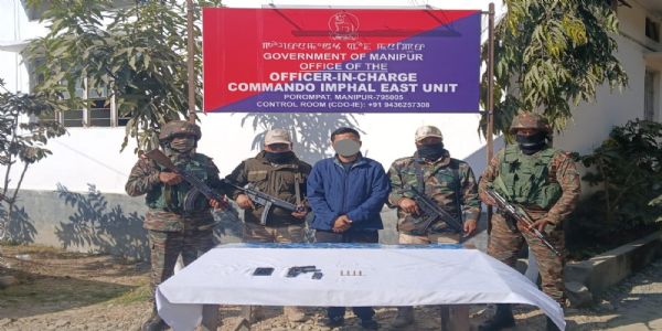 मणिपुर में केसीपी (टी) कैडर गिरफ्तार, हथियार बरामद