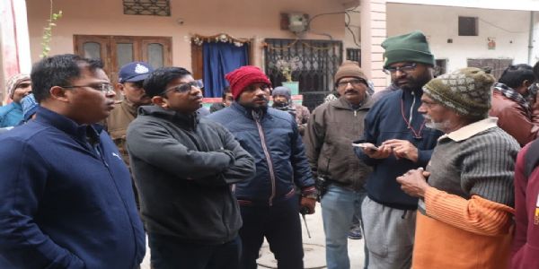 कलेक्टर वं निगम आयुक्त ने लिया जायजा कलेक्टर वं निगम आयुक्त ने लिया जायजा
