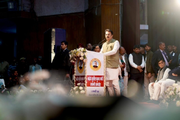 प्रदेश भाजपा अध्यक्ष स्व. सुशील मोदी की जन्मजयंती के मौके पर कार्यकर्ताओं को सम्बोधित करते