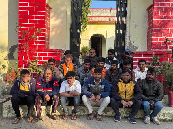 पुलिस गिरफ्त में आरोपी