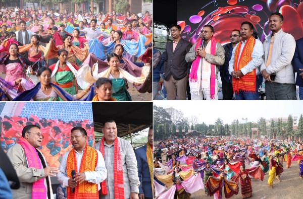 गुवाहाटी- शिल्पग्राम में ओजा प्रशिक्षकों के प्रशिक्षण शिविर को  संबोधित करते मंत्री बिमल बोरा