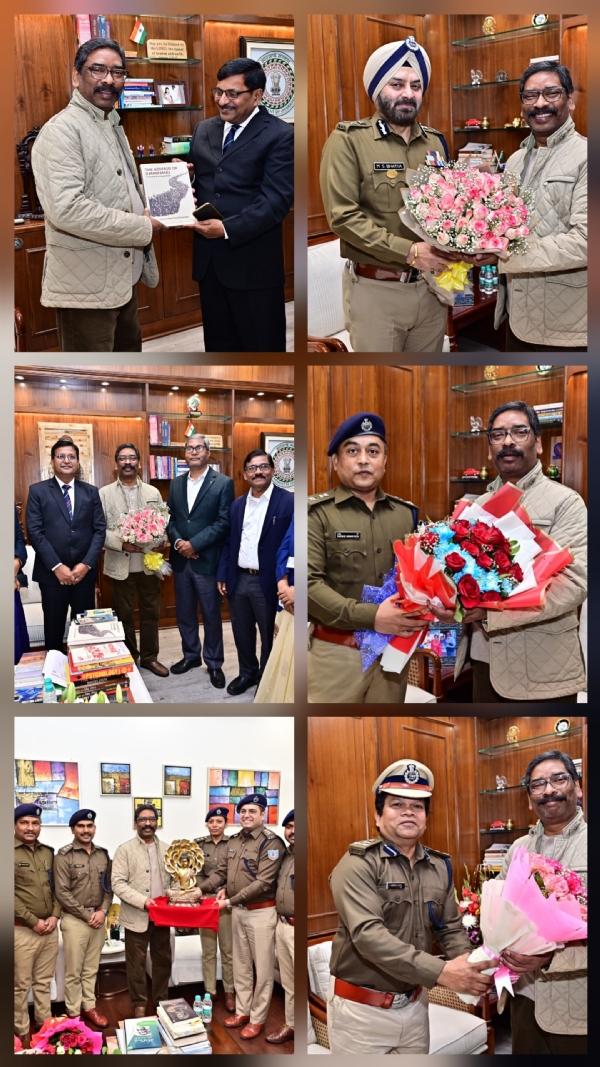 मुख्यमंत्री सहित अन्य अधिकारी मुलाकात करते