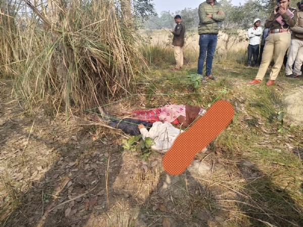 युवक व युवती का शव युवक व युवती का शव