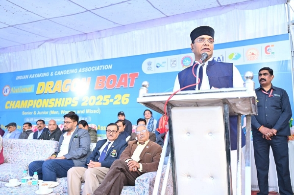 भोपाल में 14वीं राष्ट्रीय ड्रैगन बोट चैंपियनशिप का शुभारंभ भोपाल में 14वीं राष्ट्रीय ड्रैगन बोट चैंपियनशिप का शुभारंभ