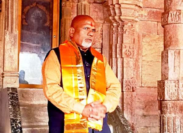 Bhojshala mein Sanjay Agrawal Bhojshala mein Sanjay Agrawal