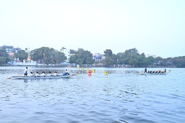 भोपाल में 14वीं राष्ट्रीय ड्रैगन बोट चैंपियनशिप का शुभारंभ भोपाल में 14वीं राष्ट्रीय ड्रैगन बोट चैंपियनशिप का शुभारंभ