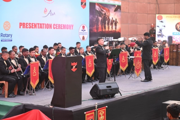 सेना दिवस से पूर्व जवाहर कला केंद्र में विशिष्ट सिम्फनी बैंड आयोजन सेना दिवस से पूर्व जवाहर कला केंद्र में विशिष्ट सिम्फनी बैंड आयोजन