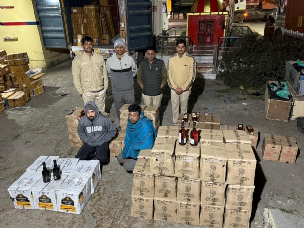 जब्त अवैध शराब