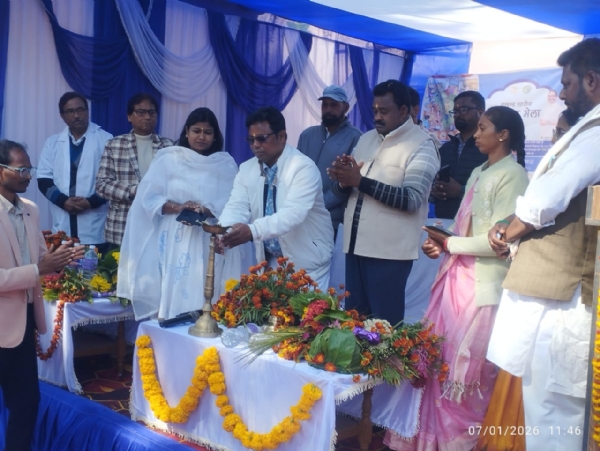 सीएचसी कर्रा के स्वास्थ्य मेला 482 लोगों की जांच