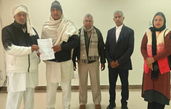 सोनीपत: सामुदायिक मध्यस्थता केंद्र मेंसमझौते के बाद दोनों पार्टी