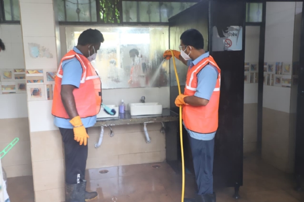 Tmc,s public toilet cleaning campaign Tmc,s public toilet cleaning campaign