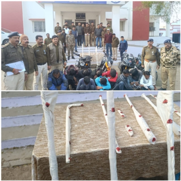 बदमाश गिरफ्तार, डकैती की बड़ी साजिश नाकाम