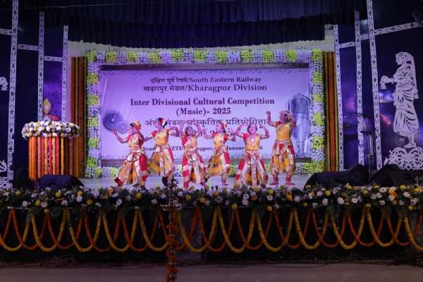 खड़गपुर में आयोजित दक्षिण पूर्व रेलवे की अंतर-मंडलीय संगीत प्रतियोगिता