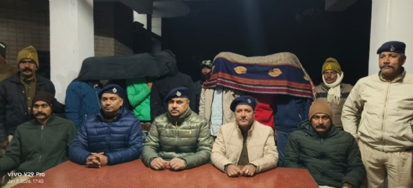 गिरफ्तार अभियुक्त