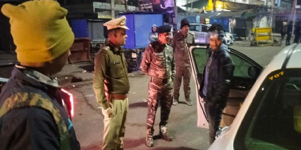 एंटी क्राइम चेकिंग अभियान शामिल हुए एसपी, रात में बढ़ेगी पुलिस की सक्रियता