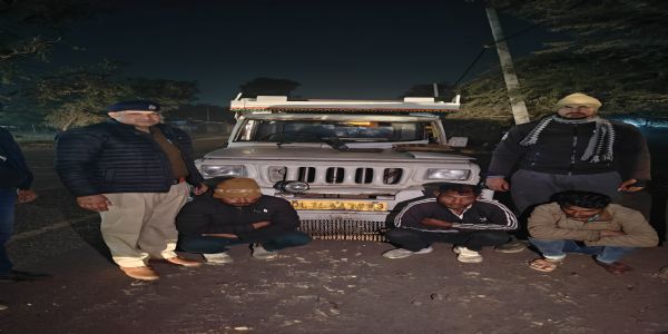 नूंह: अवैध हथियार व गौ-तस्करी के आरोप में तीन गिरफ्तार