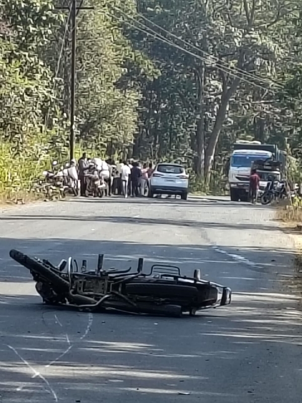 हादसे की फाेटाे।